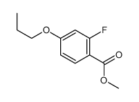 methyl 2-fluoro-4-propoxybenzoate structure