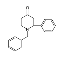 (2S)-1-benzyl-2-phenylpiperidin-4-one Structure