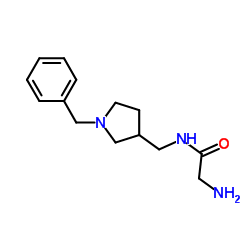 N-[(1-Benzyl-3-pyrrolidinyl)methyl]glycinamide Structure