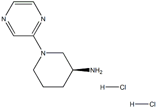 (S)-1-(Pyrazin-2-yl)piperidin-3-amine dihydrochloride Structure