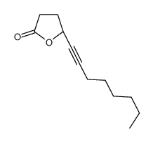 (5S)-5-oct-1-ynyloxolan-2-one Structure