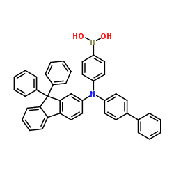 (9H-fluoren-2-amino,N-(1,1'-biphenyl)-4-yl-(4-bromophenyl)-9,9-diphenyl)9,9-Dimethylfluorene结构式