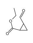 ethyl (1R,2R)-2-formylcyclopropane-1-carboxylate Structure