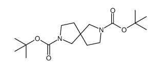 2,7-di(tert-butyloxycarbonyl)-2,7-diazaspiro[4.4]nonane Structure