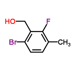 6-Bromo-2-fluoro-3-methylbenzyl alcohol Structure