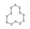 cyclo-dodecasulfur Structure