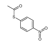 S-(4-nitrophenyl) ethanethioate Structure