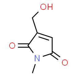 1H-Pyrrole-2,5-dione, 3-(hydroxymethyl)-1-methyl- (9CI) picture