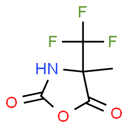 2,5-Oxazolidinedione,4-methyl-4-(trifluoromethyl)-结构式