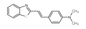 Benzenamine,4-[2-(2-benzothiazolyl)ethenyl]-N,N-dimethyl-结构式