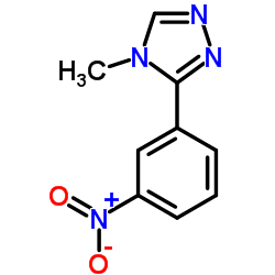 4-Methyl-3-(3-nitrophenyl)-4H-1,2,4-triazole structure