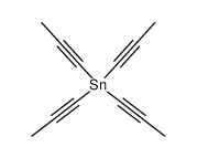 tetrakispropynylstannane Structure