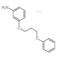 Benzenamine,3-(3-phenoxypropoxy)-, hydrochloride (1:1)结构式