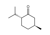 (-)-isomenthone Structure