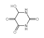 2,4,5(3H)-Pyrimidinetrione, dihydro-6-hydroxy- (9CI) structure