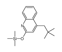 [4-(2,2-dimethylpropyl)quinolin-2-yl]oxy-trimethylsilane Structure