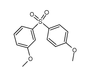 (3-methoxy-phenyl)-(4-methoxy-phenyl)-sulfone Structure