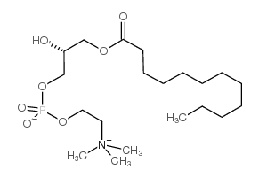 L-A-溶血磷酰脂胆碱结构式