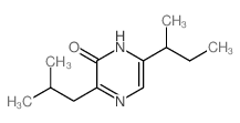 6-butan-2-yl-3-(2-methylpropyl)-1H-pyrazin-2-one structure