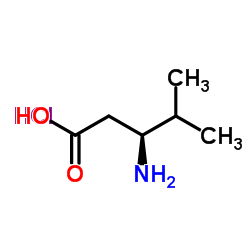 (R)-3-Amino-4-methylpentanoic acid hydrochloride structure