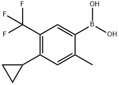 2-Methyl-5-trifluoromethyl-4-cyclopropylphenylboronic acid picture