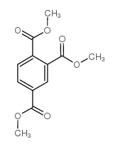 苯-1,2,4-三甲酸三甲酯结构式