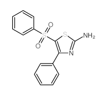 2-Amino-4-phenyl-5-phenylsulfonyl-1,3-thiazole picture