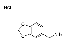 5-(叠氮基甲基)苯并[d][1,3]二氧代盐酸盐结构式