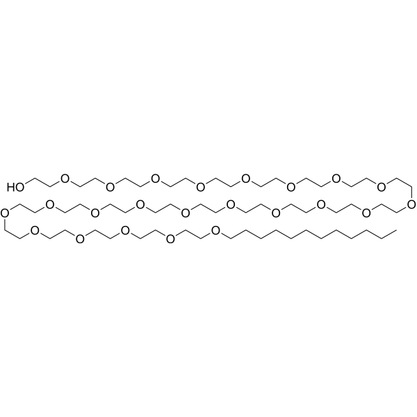 PEG 23 lauryl ether结构式