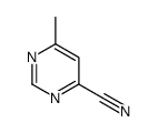 4-Pyrimidinecarbonitrile, 6-methyl- (8CI,9CI)结构式