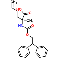 (S)-N-Fmoc-2-(3'-butenyl)alanine structure