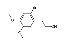 2-(2-bromo-4,5-dimethoxyphenyl)ethyl alcohol结构式