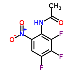 N-(2,3,4-Trifluoro-6-nitro-phenyl)-acetamide structure