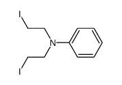 N,N-Bis(2-iodoethyl)aniline structure