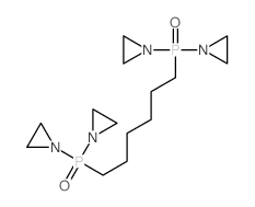 Aziridine,1,1'-(hexamethylenediphosphinylidyne)tetra- (8CI) Structure