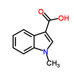 1-甲基-3-吲哚酸结构式