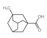 3-methyladamantane-1-carboxylic acid结构式