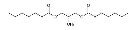 Glycerol 1,3-diheptanoate structure