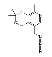 5-(azidomethyl)-2,2,8-trimethyl-4H-[1,3]dioxino[4,5-c]pyridine Structure