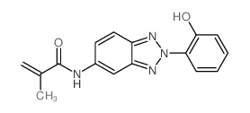 2-Propenamide,N-[2-(2-hydroxyphenyl)-2H-benzotriazol-5-yl]-2-methyl- picture