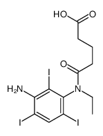 Pentanoic acid, 5-((3-amino-2,4,6-triiodophenyl)ethylamino)-5-oxo- (9C I)结构式