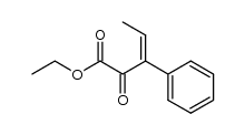 ethyl 2-oxo-3-phenylpent-3-enoate Structure