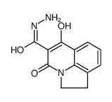 4H-Pyrrolo[3,2,1-ij]quinoline-5-carboxylicacid,1,2-dihydro-6-hydroxy-4-oxo-,hydrazide(9CI)结构式