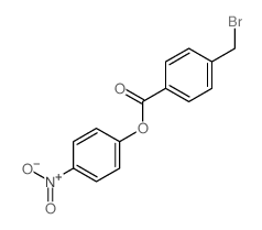 (4-nitrophenyl) 4-(bromomethyl)benzoate Structure