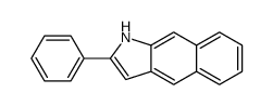 2-phenyl-1H-benzo[f]indole结构式