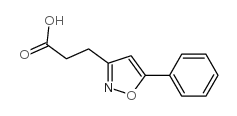 5-苯基异噁唑-3-丙酸结构式