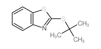 Benzothiazole,2-[(1,1-dimethylethyl)thio]- Structure