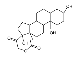 四氢可的索21-乙酸酯结构式