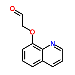 (8-Quinolinyloxy)acetaldehyde Structure