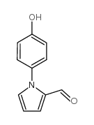 1-(4-羟基-苯基)-1H-吡咯-2-甲醛结构式